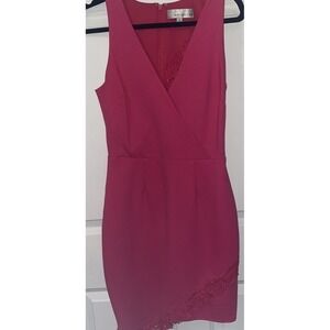 Adelyn Rae Lace Pink Sleeveless Dress  XS 3707‎